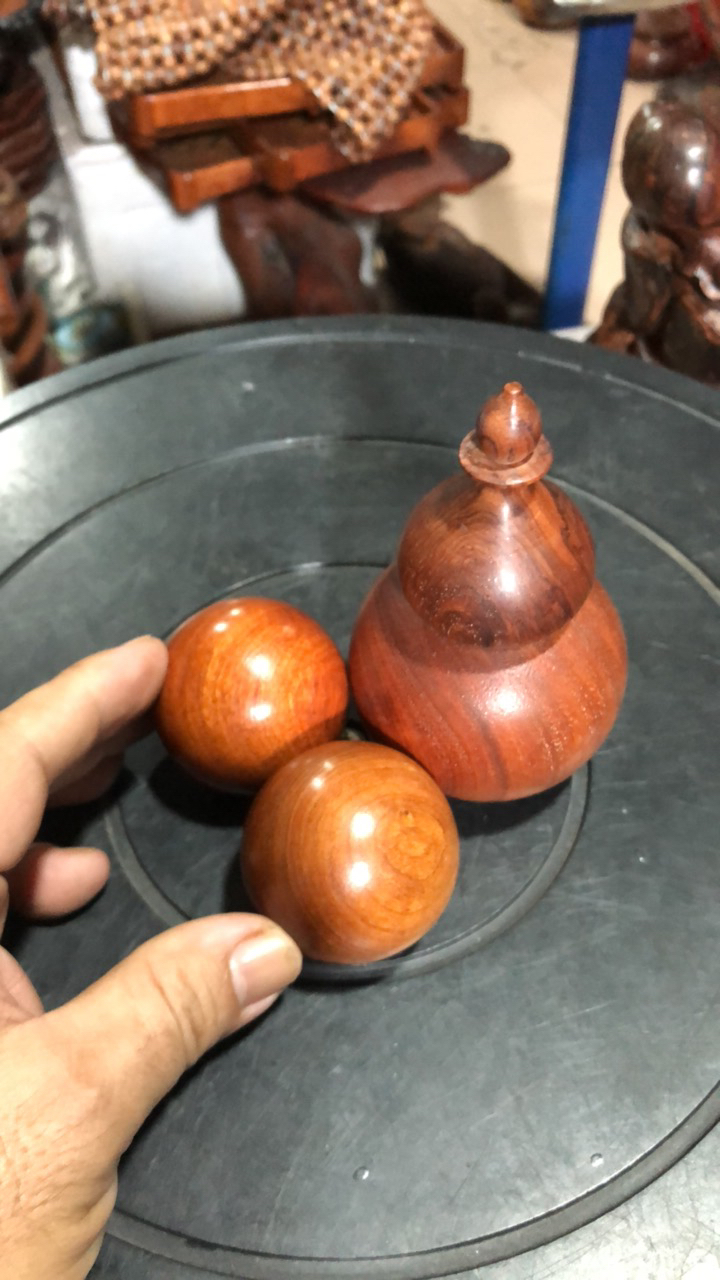 缅甸花梨木葫芦、手球
