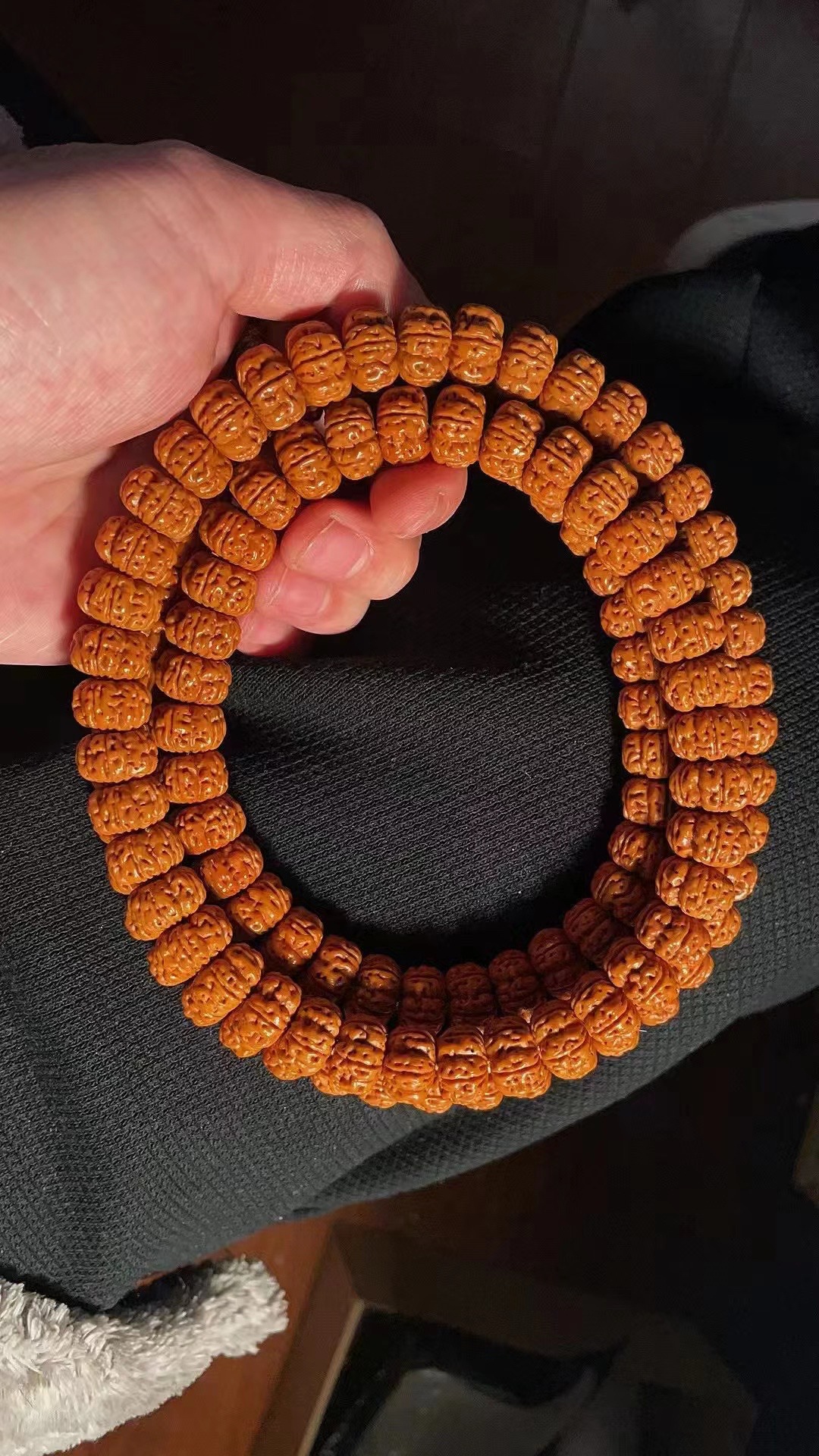 定制款•小金刚大尺寸长串玉如意凹底梅花喜欢霸气大串的可以入手