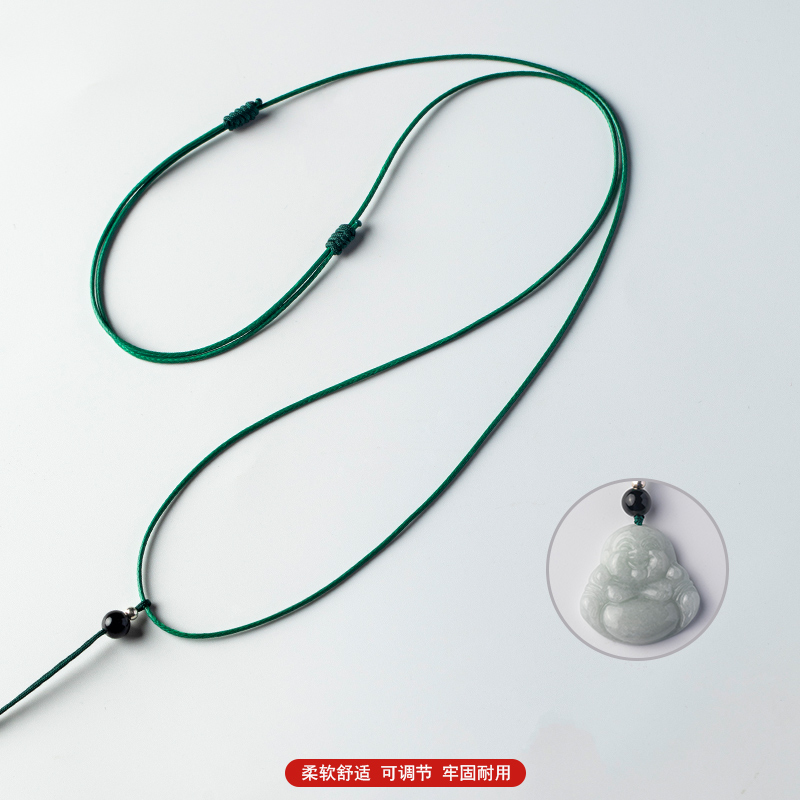 非金属吊坠 细蜡皮绳项链绳可调节男女款吊坠绳子吊坠挂绳