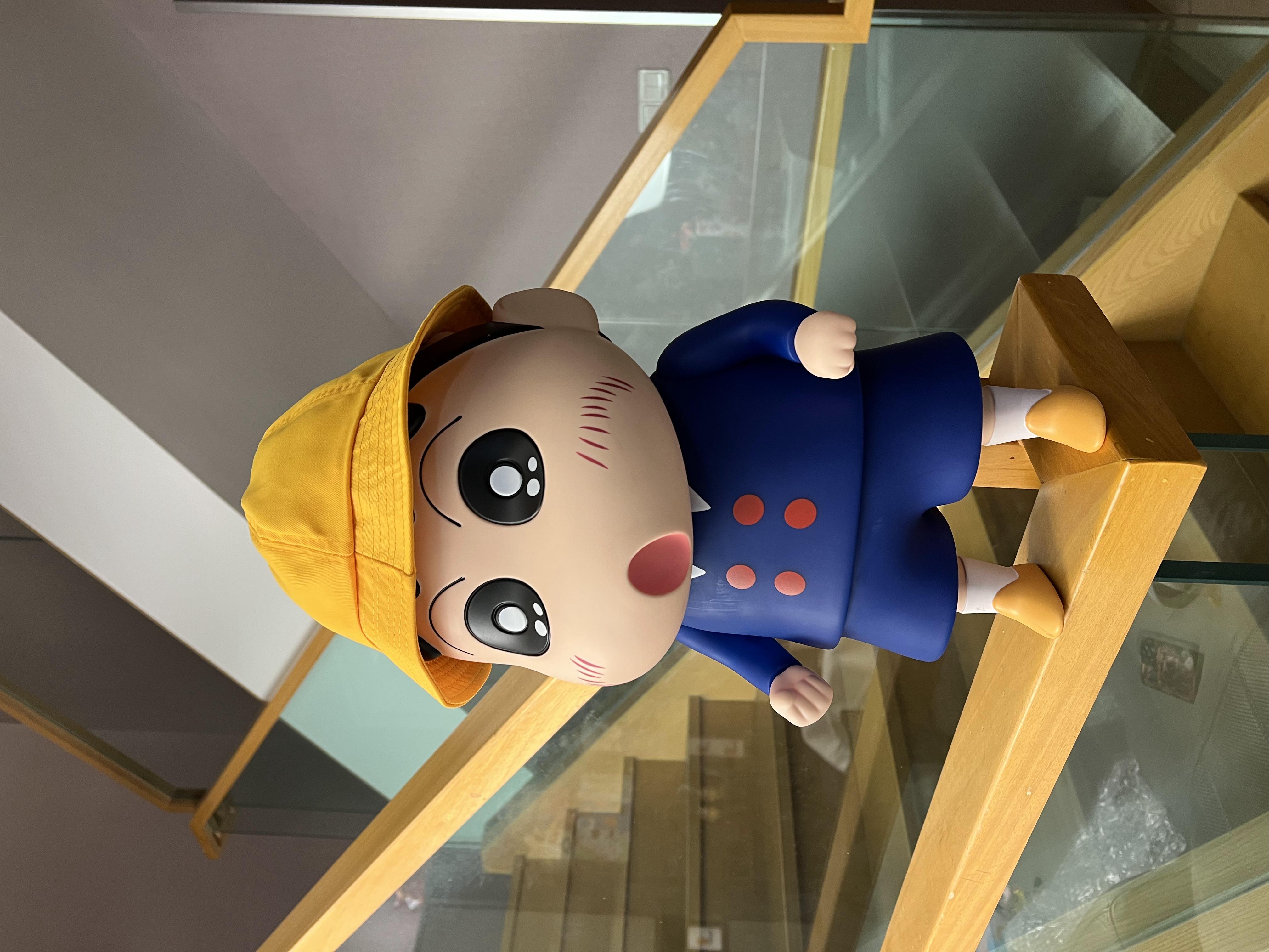 40CM蓝色校服小新手办，呆萌校服小新，全新手办