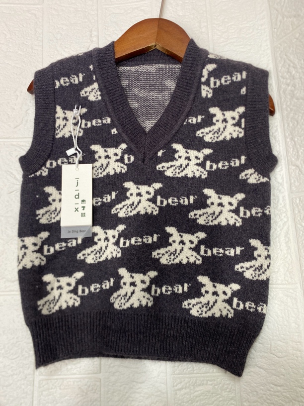 小时童秋款毛衣马甲