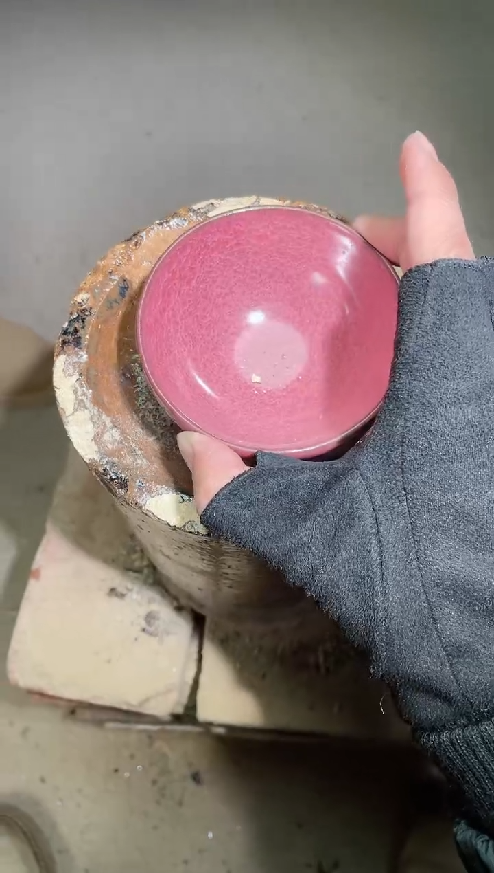 【闪购商品】瓷茶盏粉冰裂（配礼盒 配证书）