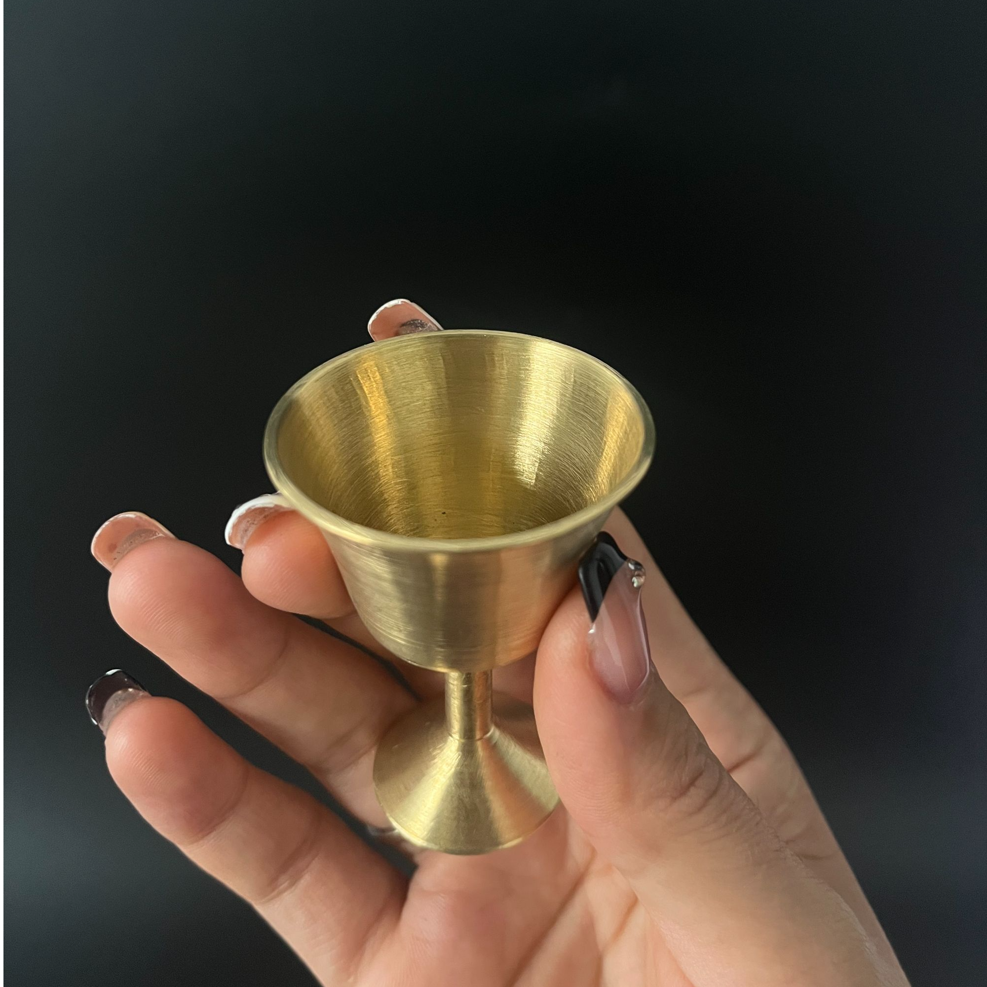 纯黄铜手工铸造酒杯纯手工中国风复古