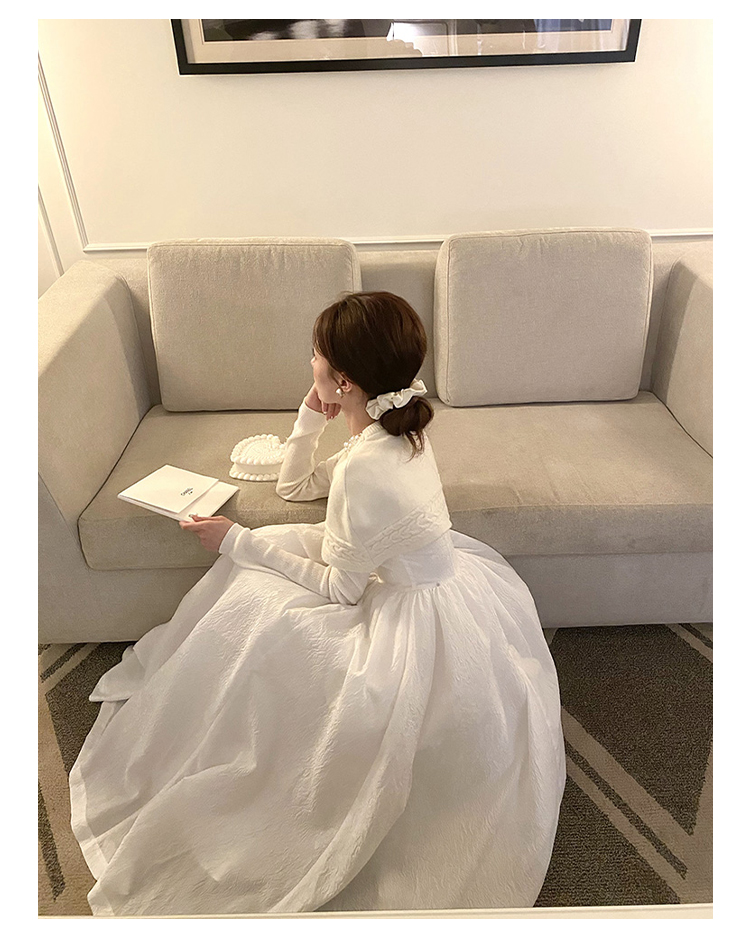 SourceWithU 10.26纪念日 重工千金披肩小礼服针织拼接纱裙连衣裙