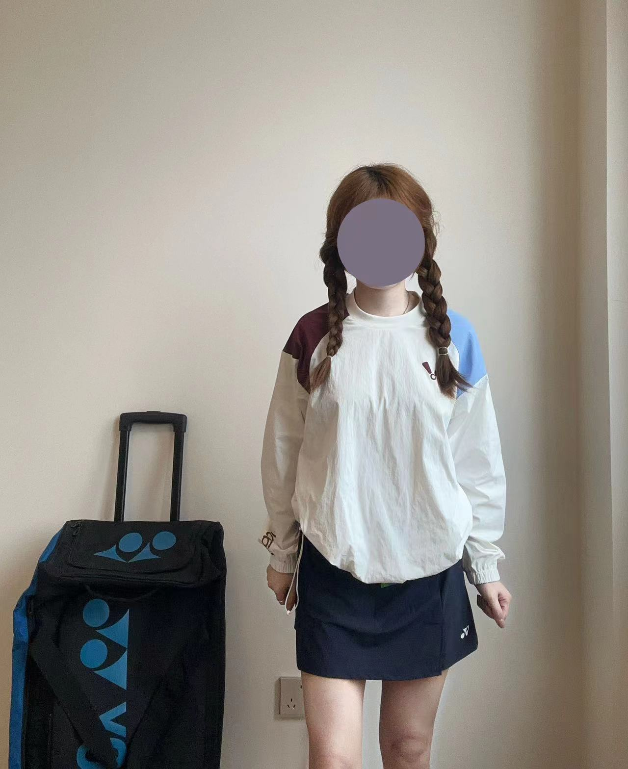 韩国BGOVS 运动服羽毛球服男女同款情侣防风速干 卫衣