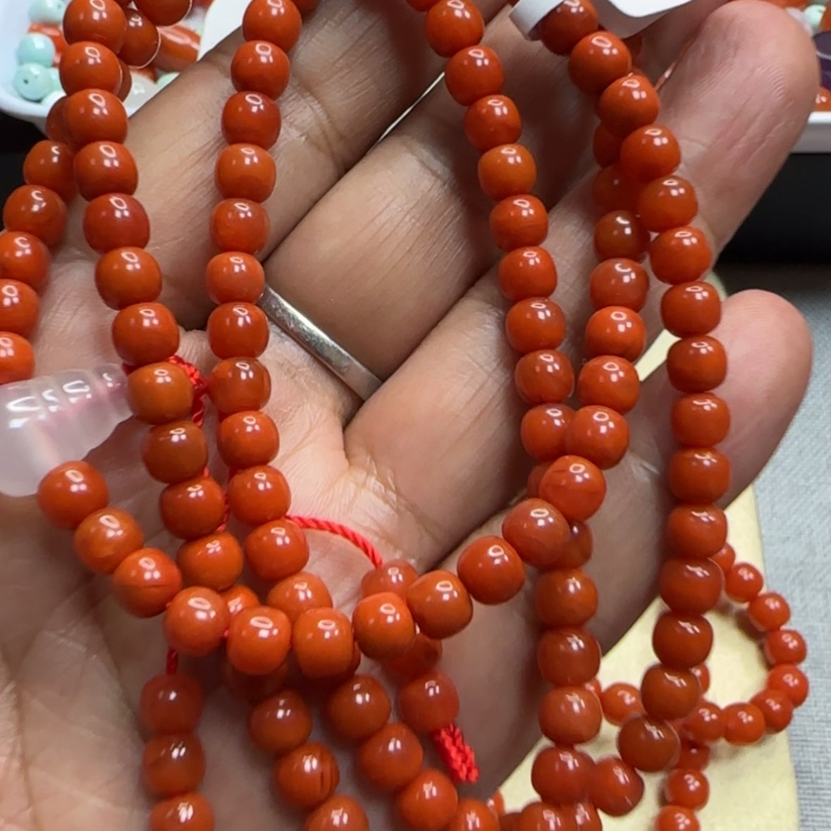 【闪购商品】南红玛瑙手链未镶嵌章*