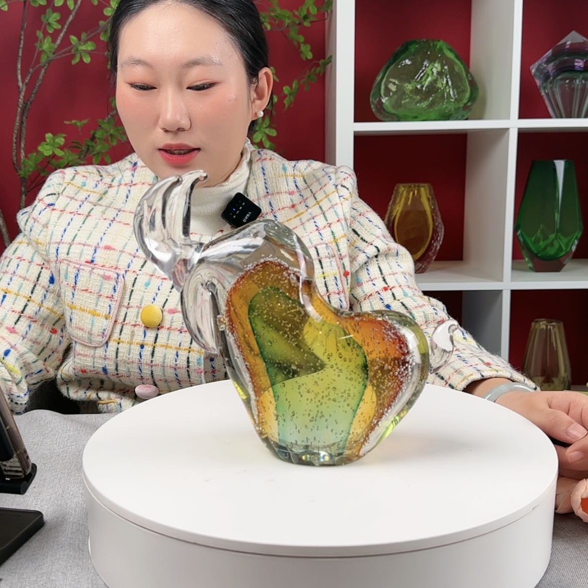 【闪购商品】玻璃茶宠悠**合琉璃摆件
