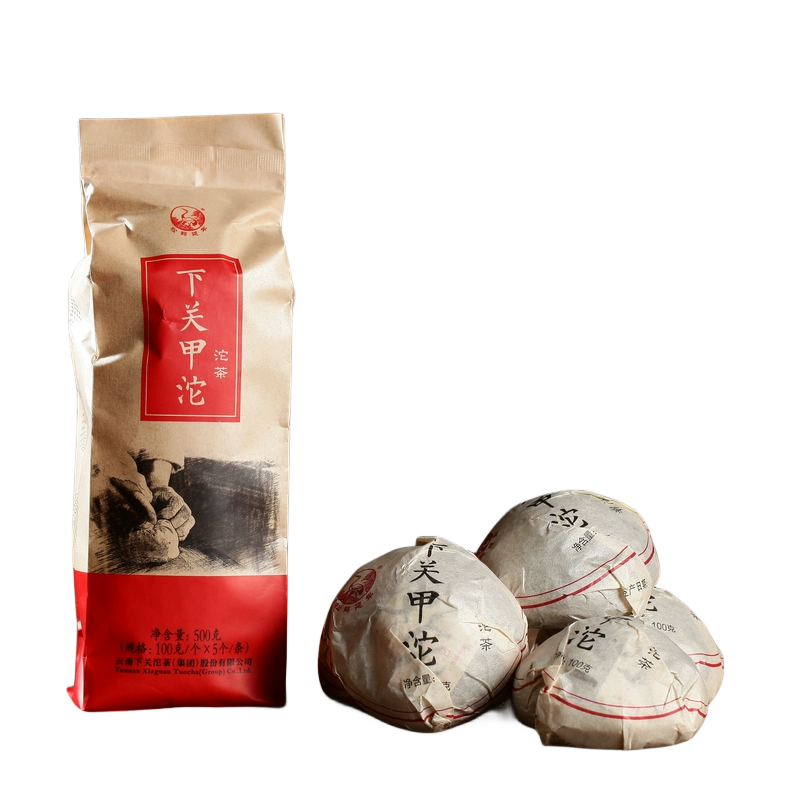 （包装开）云南 下关 普洱 生茶 2018年 便装甲级 100克*5个1条装 