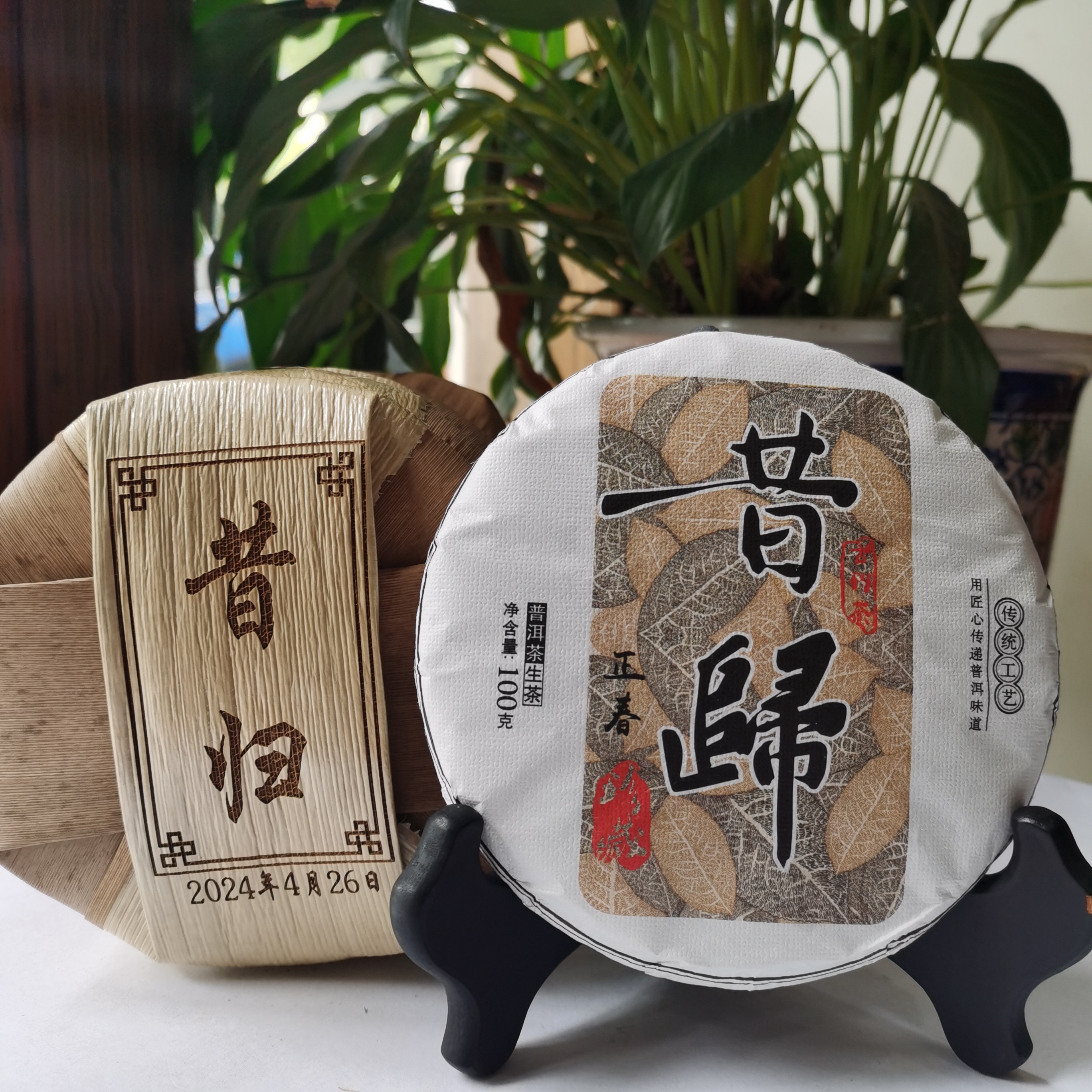 云南 2024年 昔归头春二采 生茶 普洱茶 饼茶 100克1片