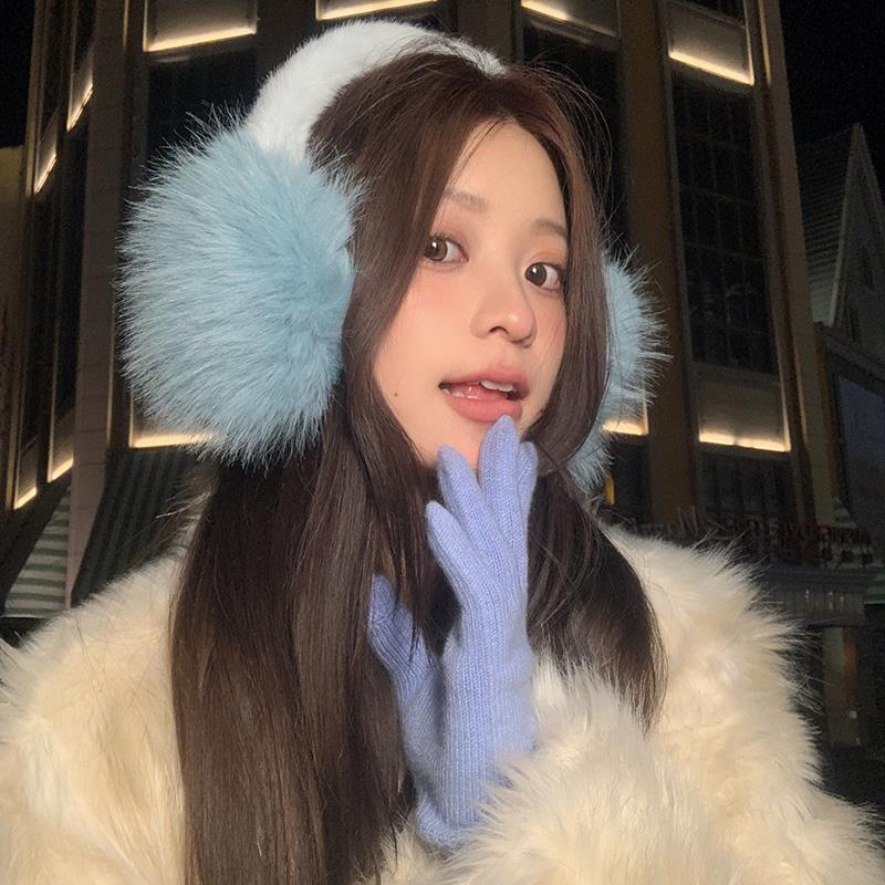 杨超越同款耳暖冬季防冻护耳保暖耳罩毛绒高级感加绒耳套耳捂子