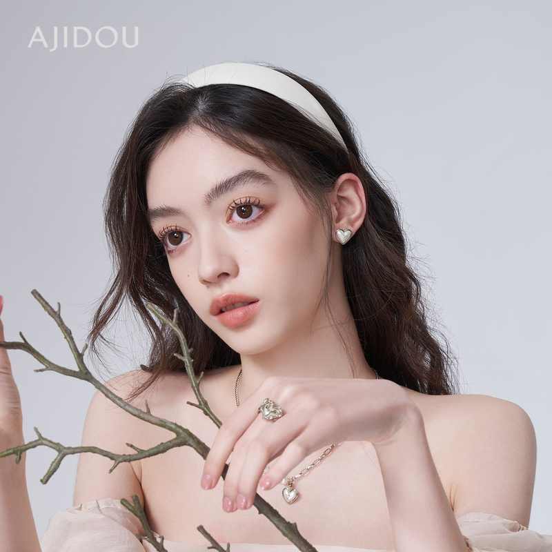 非金属皮质发饰 【XZ】AJIDOU阿吉豆心灵链接系列发箍女高颅顶