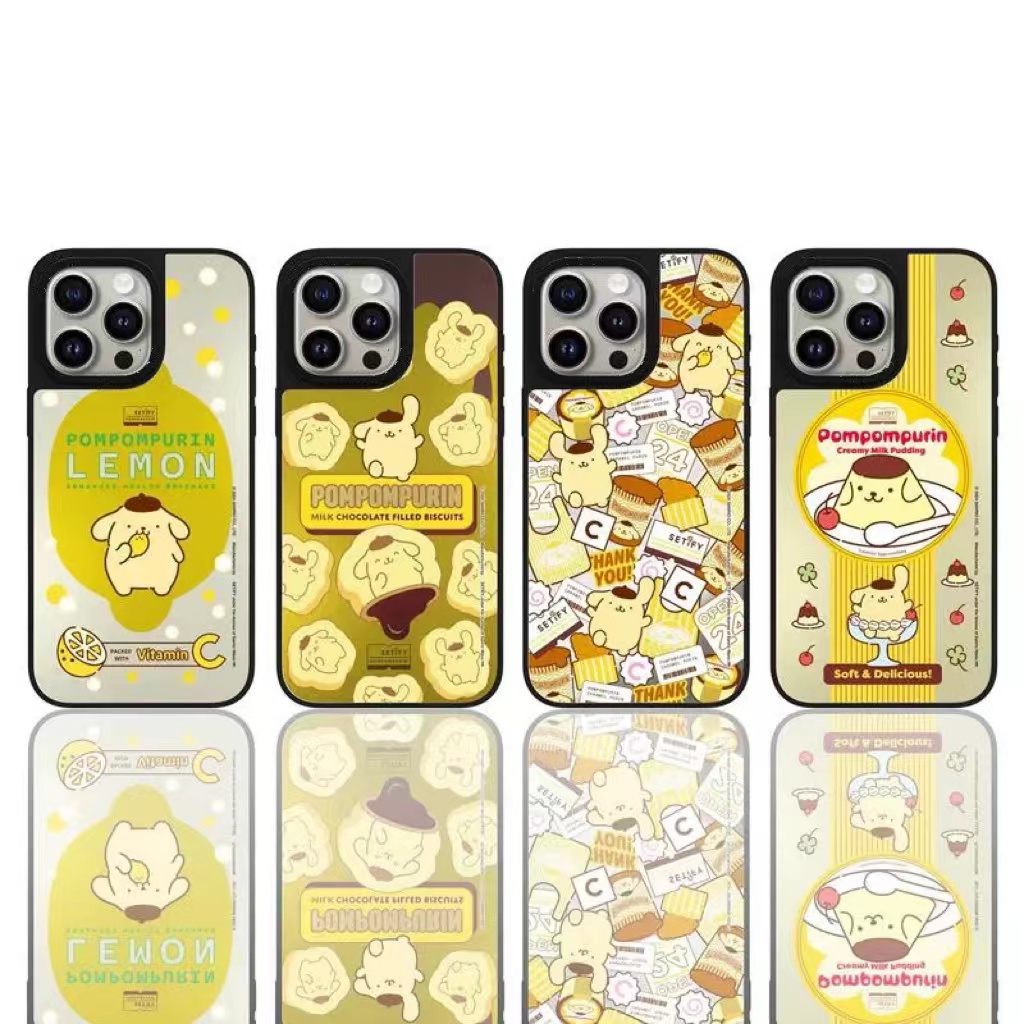 【布丁狗系列】CASE明星同款适用苹果手机壳iphone15pro镜面壳14p