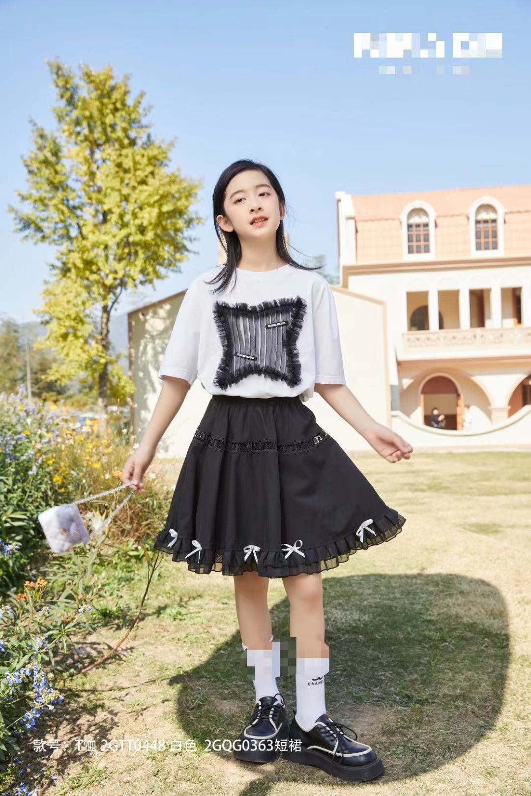 101～高品质青少年潮牌女童短袖
