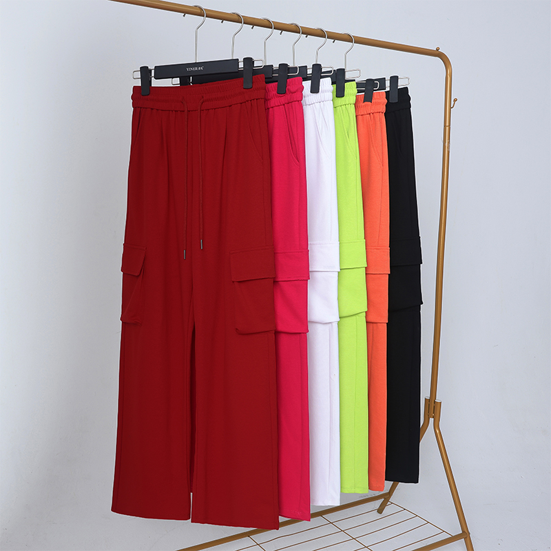 广场舞服装裤女运动健身跳舞长裤杨丽萍鬼步舞舞蹈工装裤直筒裤秋