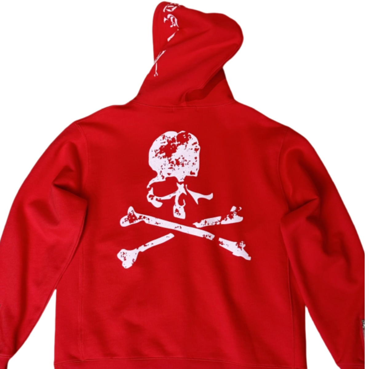 mastermind暗黑风纯棉连帽卫衣重工欧美高街梵文骷髅印花开衫外套