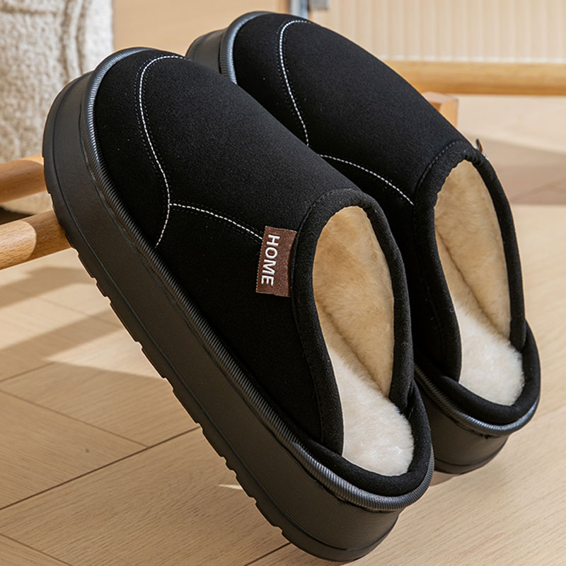 秋冬天可外穿拖鞋男款2024新款保暖加绒加厚室内居家居棉拖鞋冬季