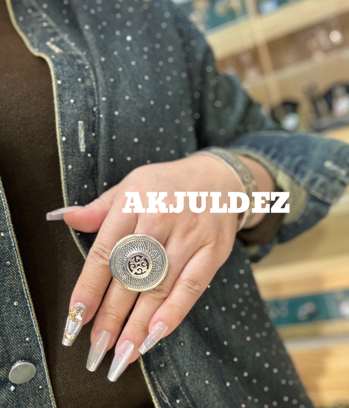 925银戒指 复古手工银戒指