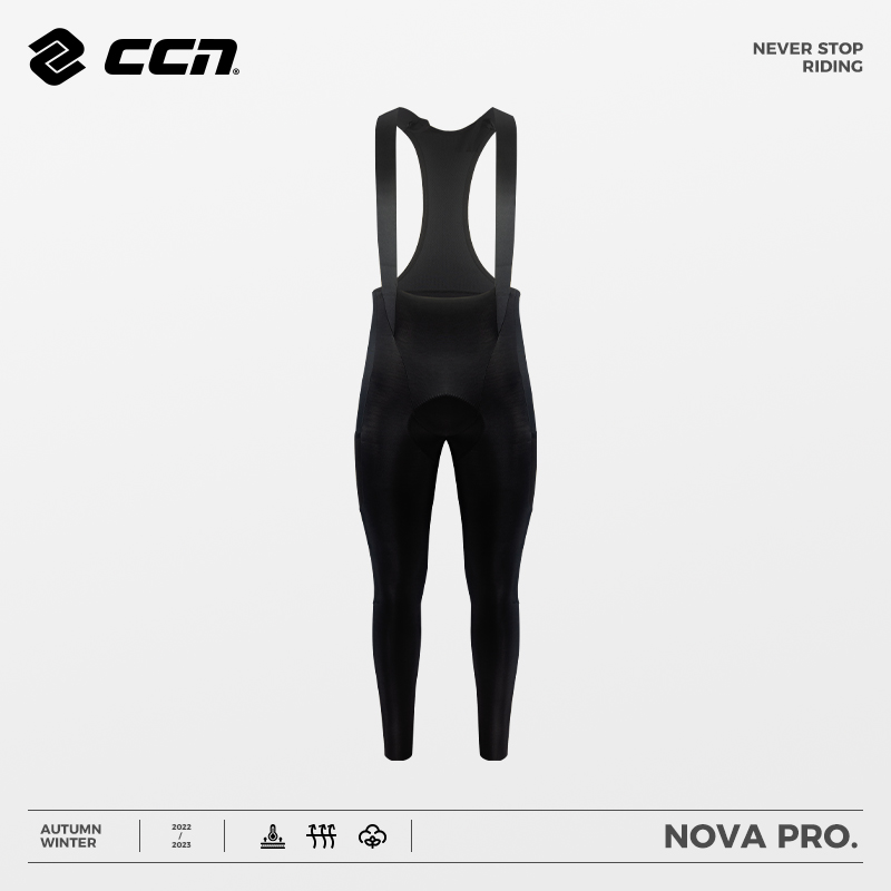 CCN秋冬季抓绒骑行长裤双箭头坐垫公路车自行车男女士背带裤外穿