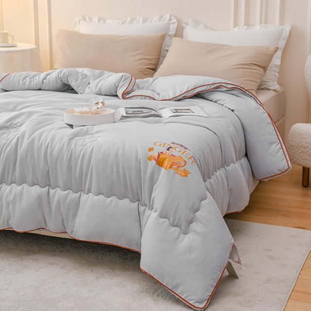 ZAKER生姜暖绒加厚保暖秋冬被芯姜茶暖暖被200×230cm冬被7.5斤