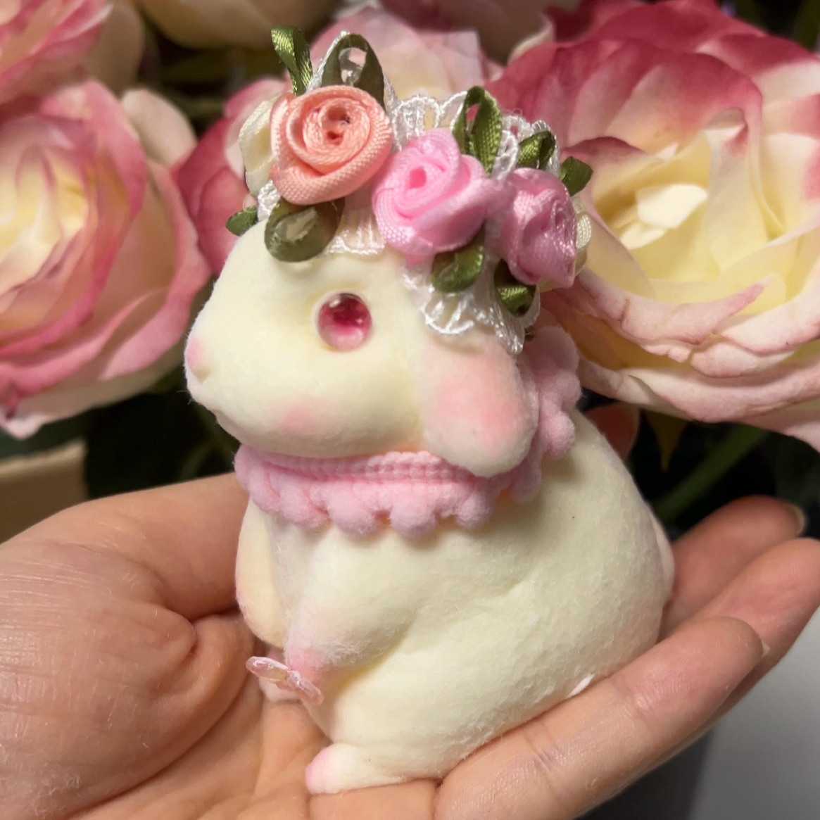 簪花小兔兔捏捏乐超可爱