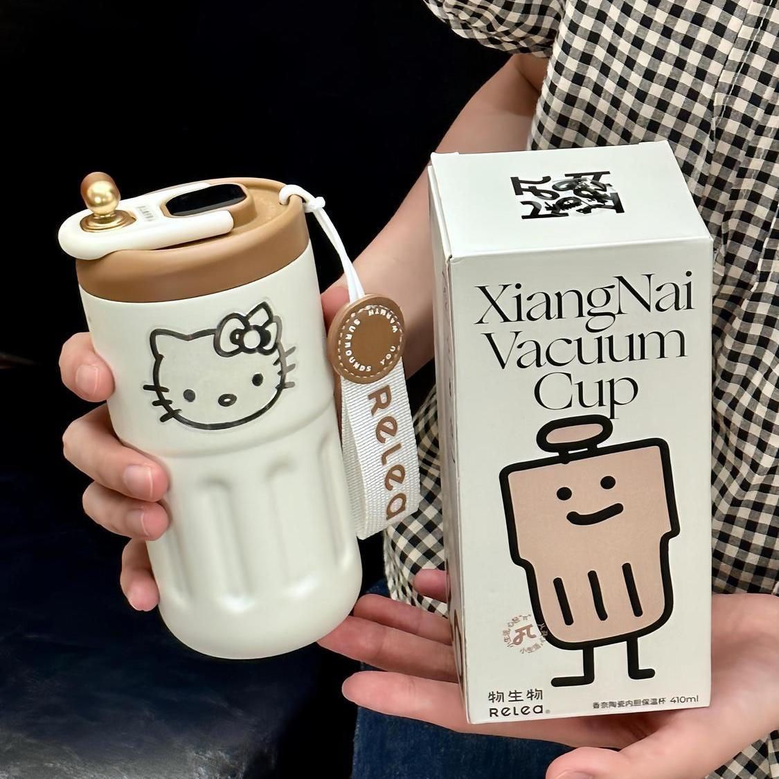 新款小众ins高颜值水杯316食品级保温杯学生简约上班族咖啡杯