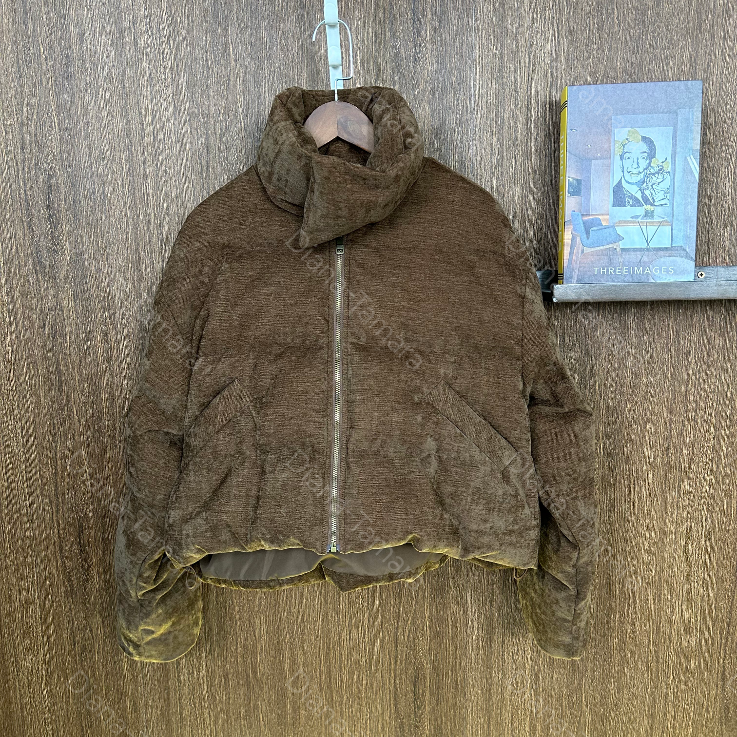  Diana-Tamara陈想 新款咖色宽松时尚短外套   CX24WT1020