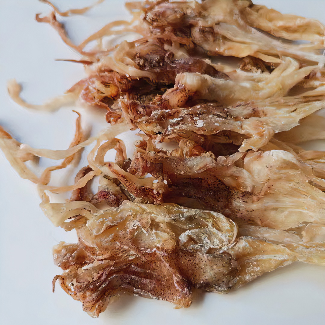 干鱿鱼须鱿鱼头 淡盐淡晒鱿鱼须  爆炒 下饭菜