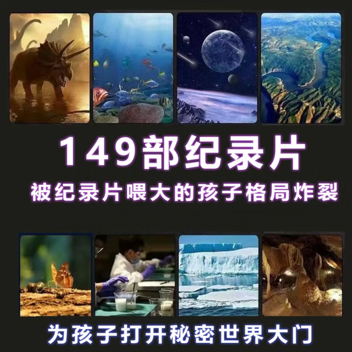 【好用】149部纪录片合集配套