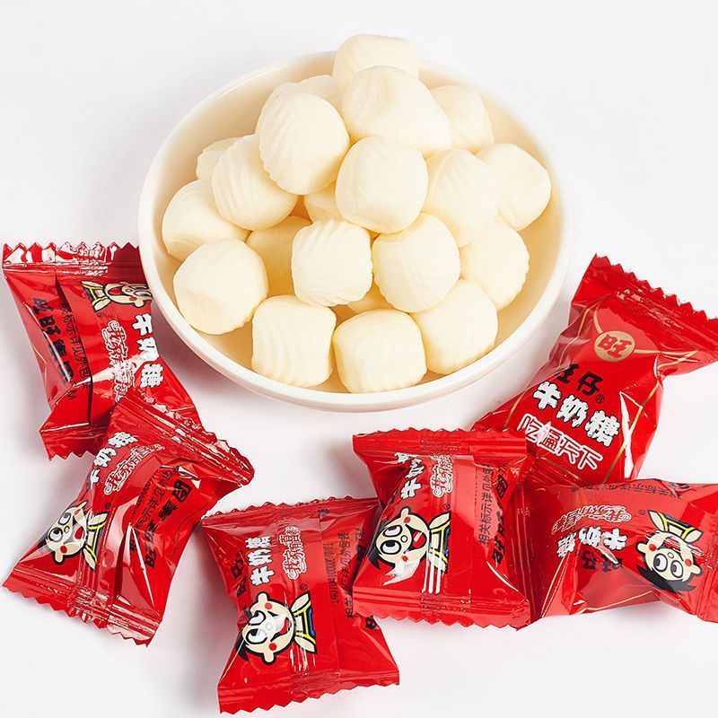 整箱旺仔牛奶糖独立包装婚庆糖果回礼用糖果儿童休闲食品即食美味