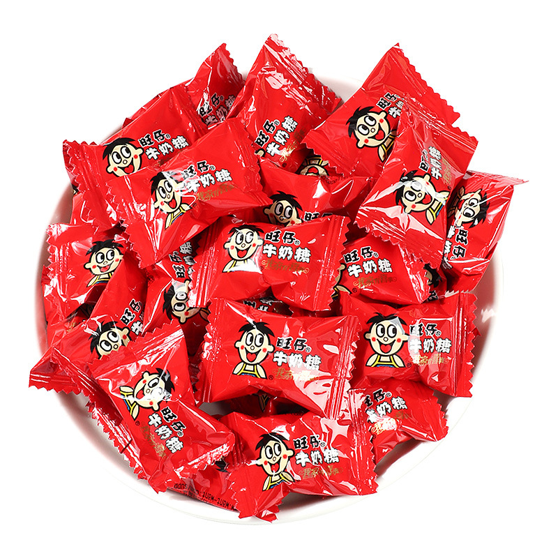 旺仔牛奶糖散装批发旺旺原味牛奶味软糖果婚庆结婚喜糖果年货批发