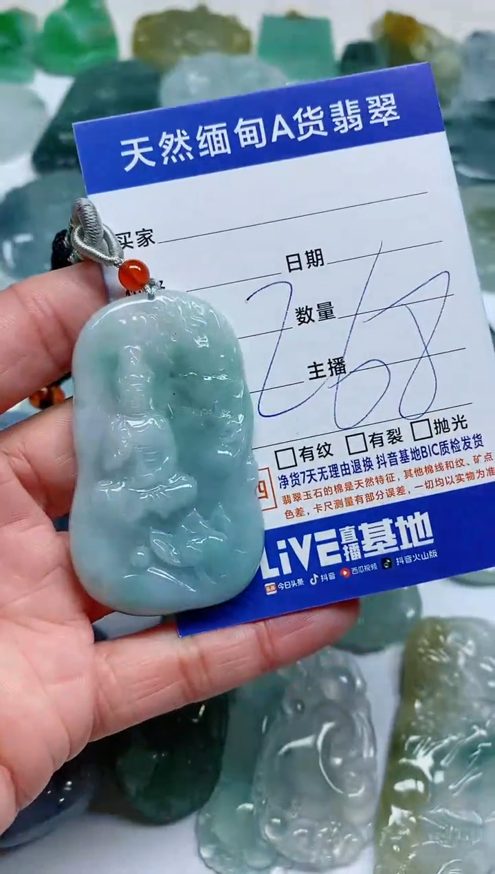 【闪购商品】翡翠颈饰未镶嵌A48