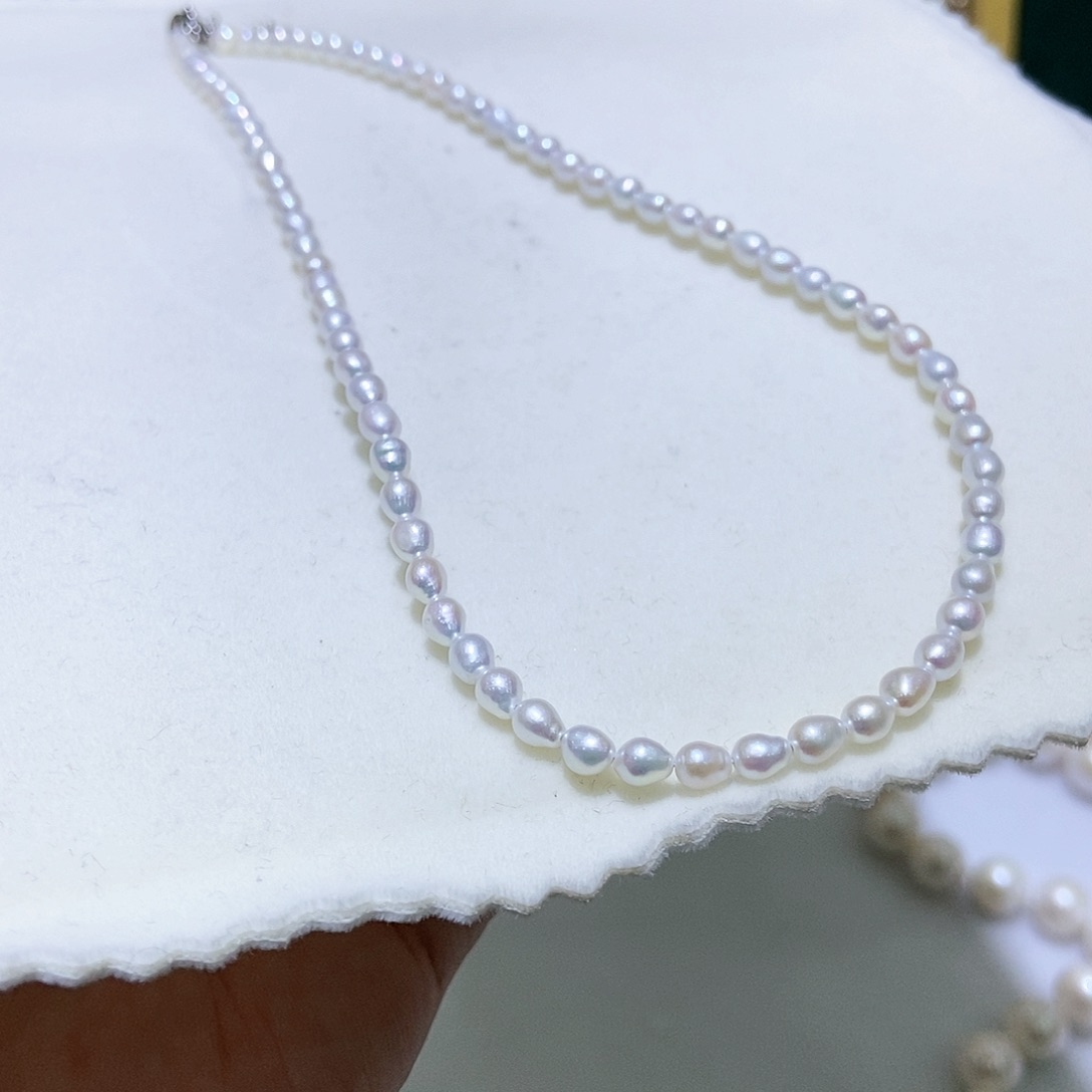 【闪购商品】淡水珍珠颈饰合金145