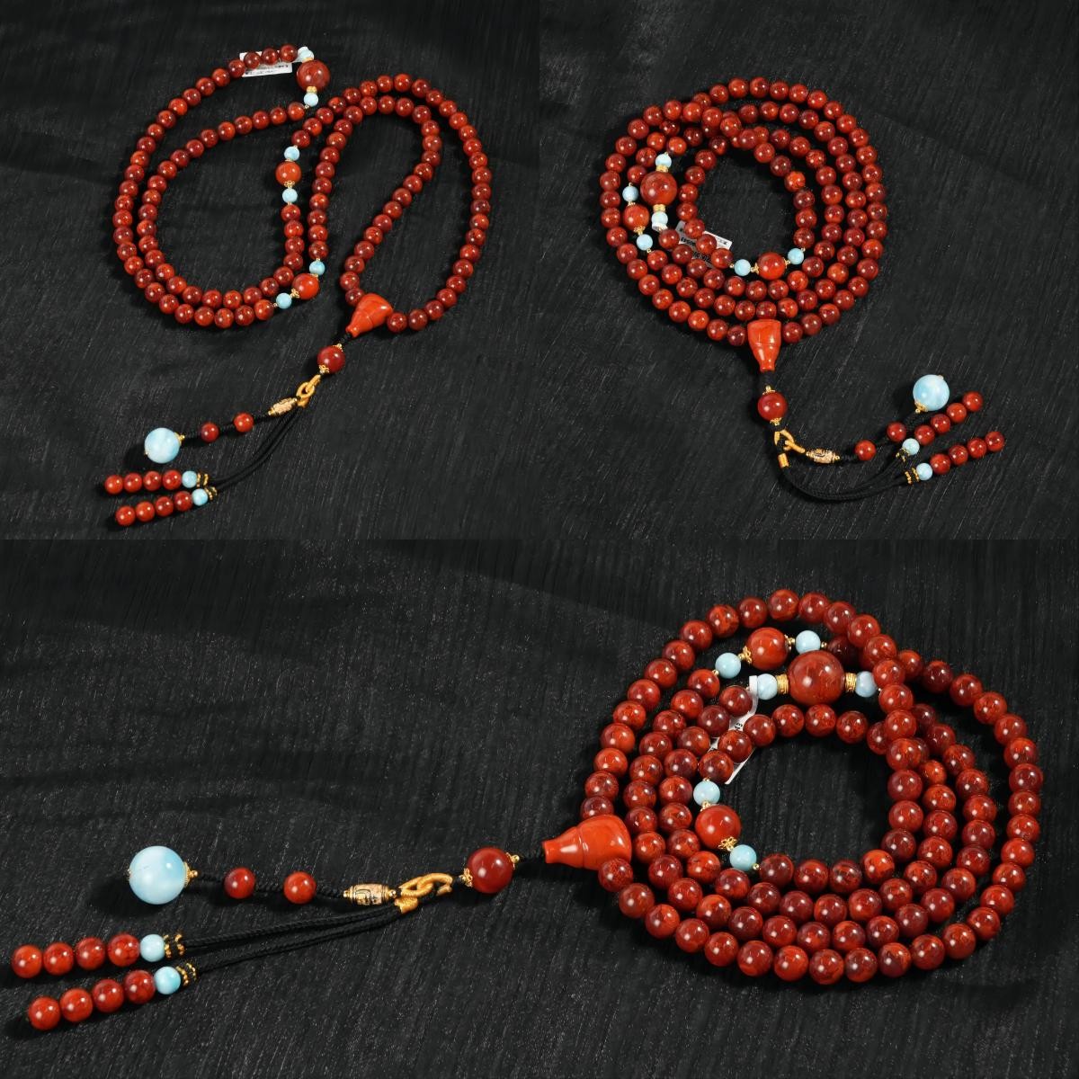 【老掌柜】南红108珠/多样性发一件  ZS060543