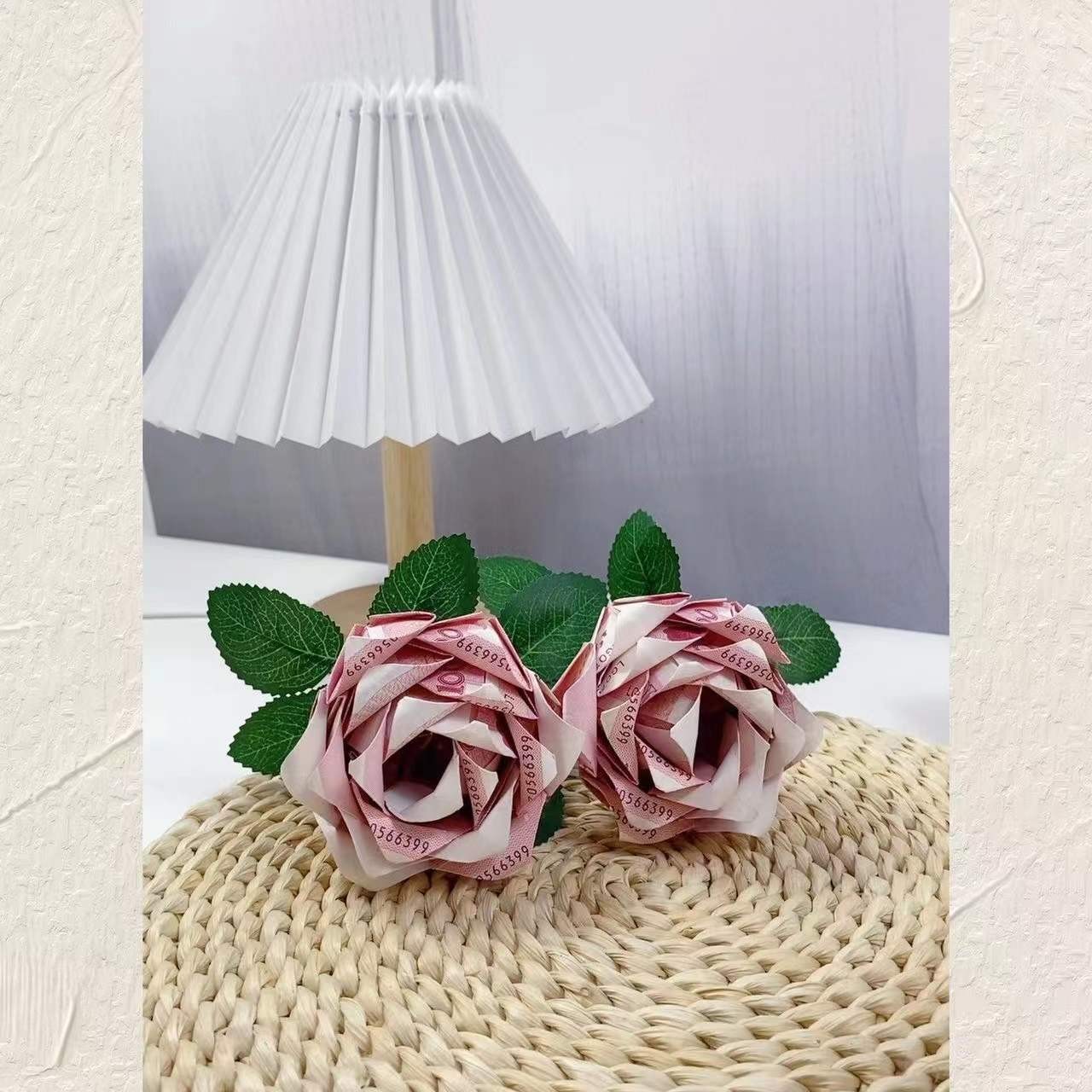 手工DIY有钱花玫瑰材料包