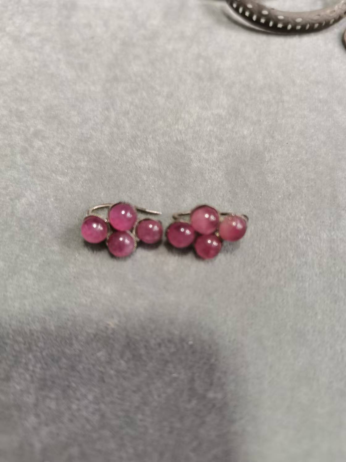 清代碧玺耳环（直播链接，一物一拍，请勿乱拍）