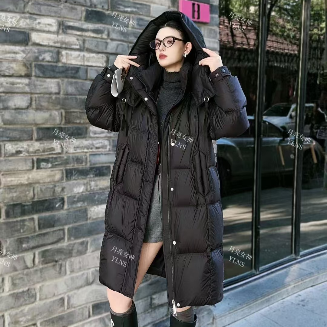 【胜华严选】零压设计感纯色中长羽绒服018