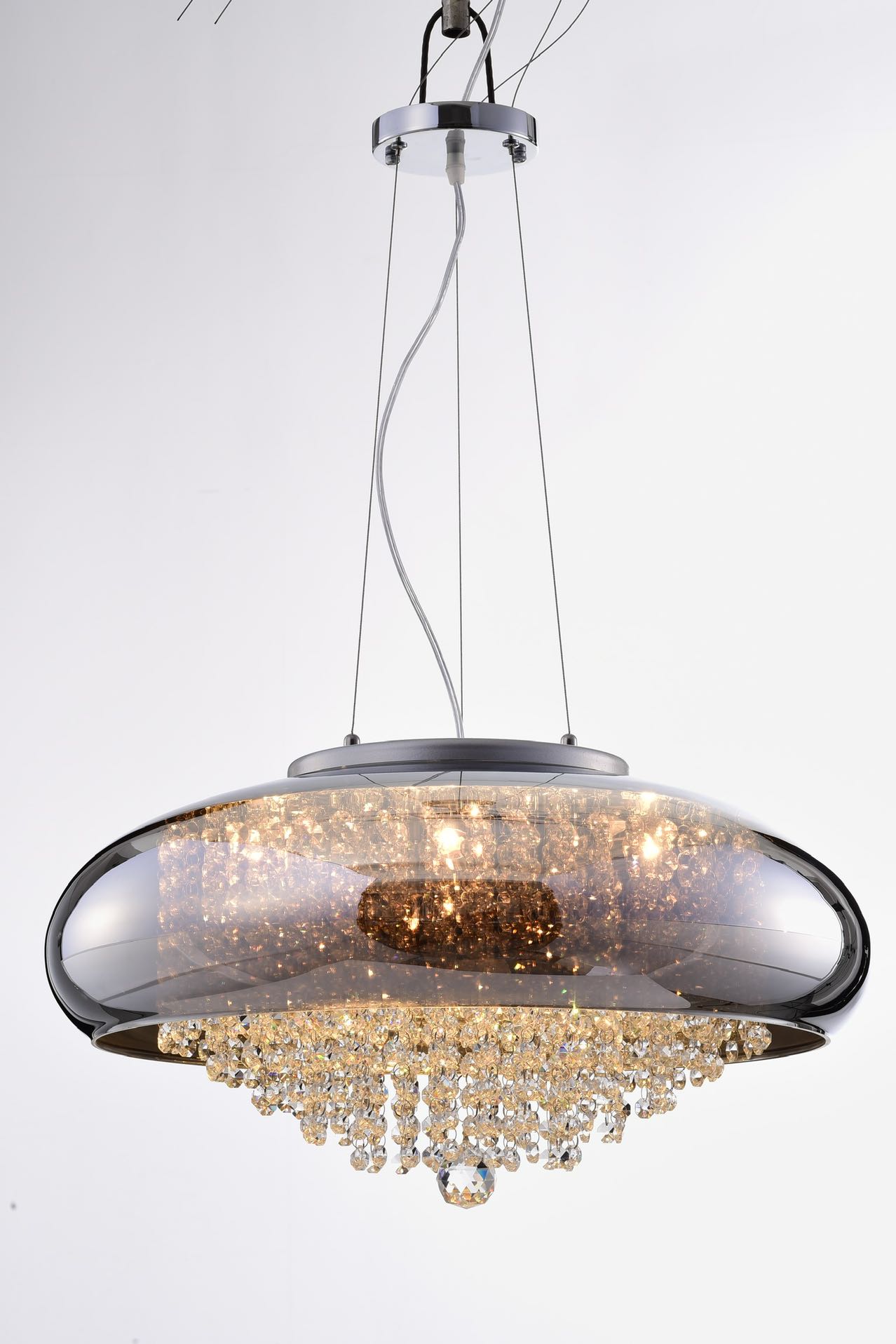 led现代水晶吊灯轻奢餐厅灯