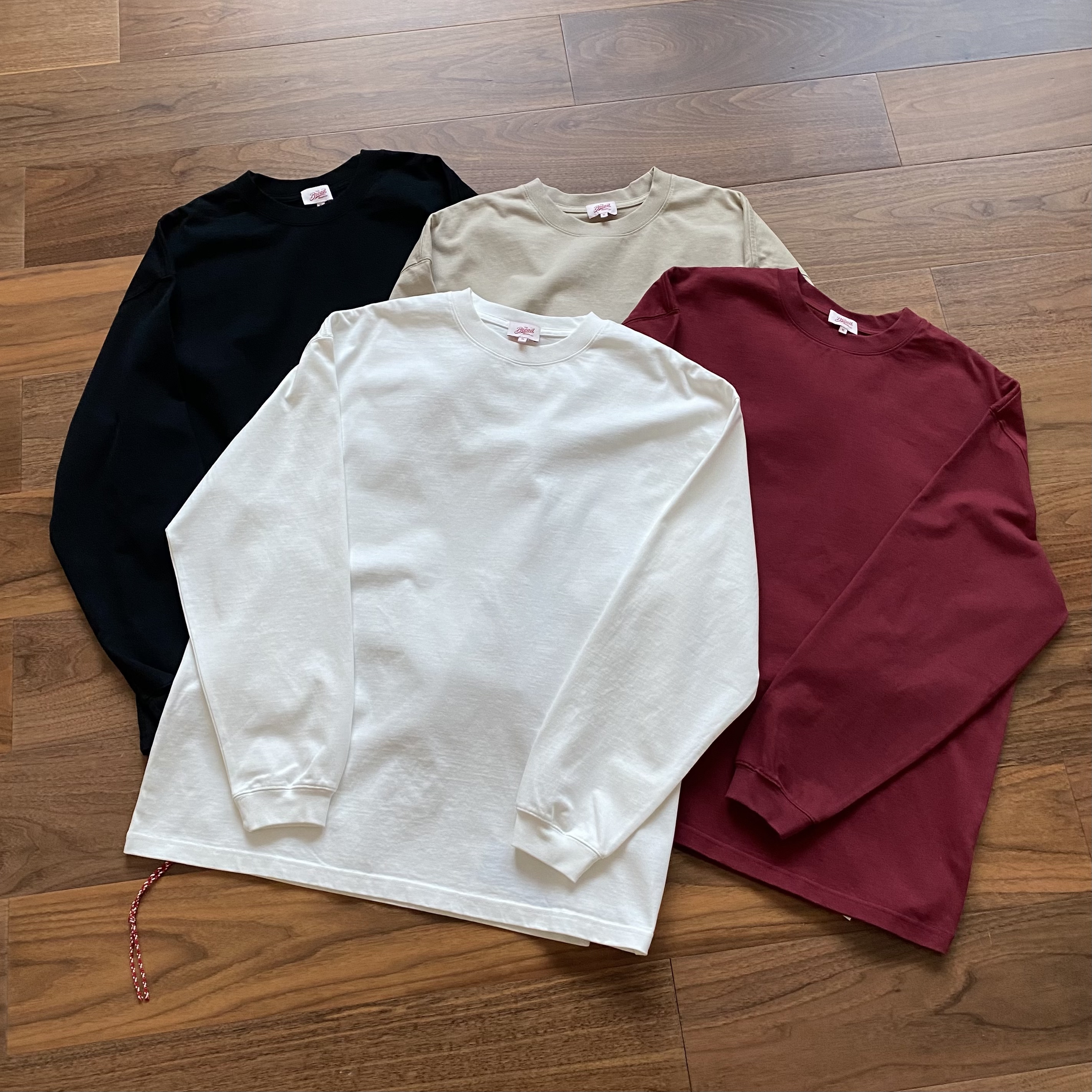 【纯色长袖Tee】日潮休闲百搭圆领长袖宽松运动风纯棉秋冬上衣D621