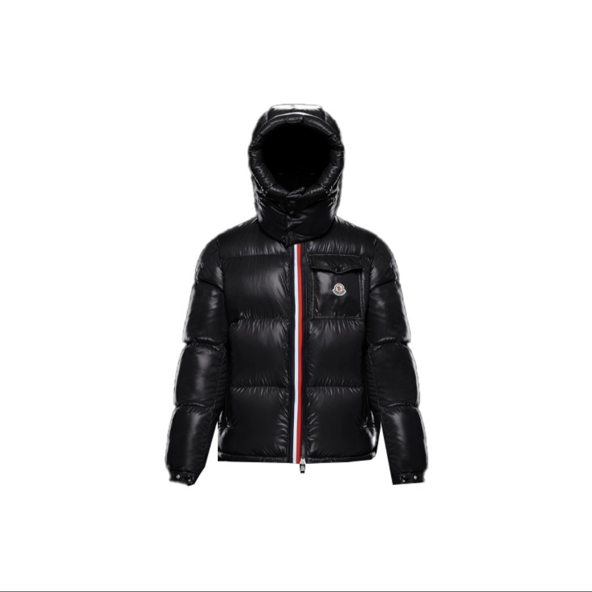 全新未使用 MONCLER Montbeliard系列 连帽短款羽绒服 黑色