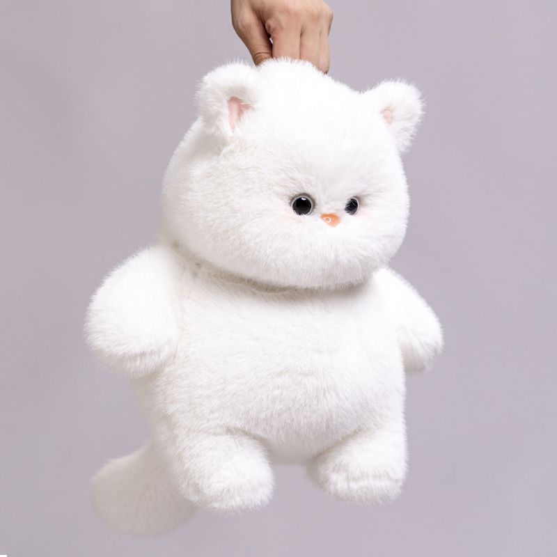 创意喵它崽肥猫布偶胖乎乎的白色猫咪可爱哈基米毛绒玩具玩偶娃娃