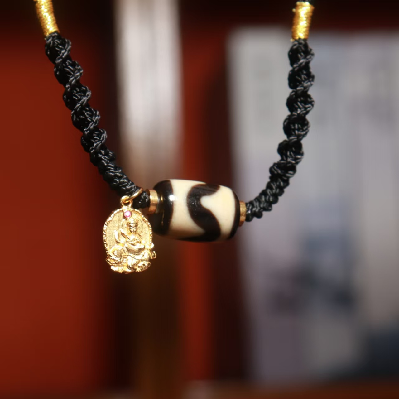 壹加火火|上肯文殊牙牙玛瑙锁骨链多样性发其一（学霸组合）