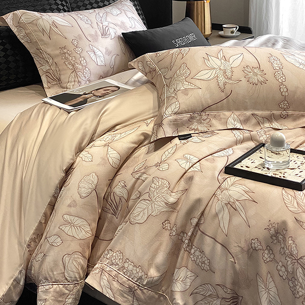 LUCKY 好运-【S/悠光】-优质甄选舒适简洁天丝棉四件套