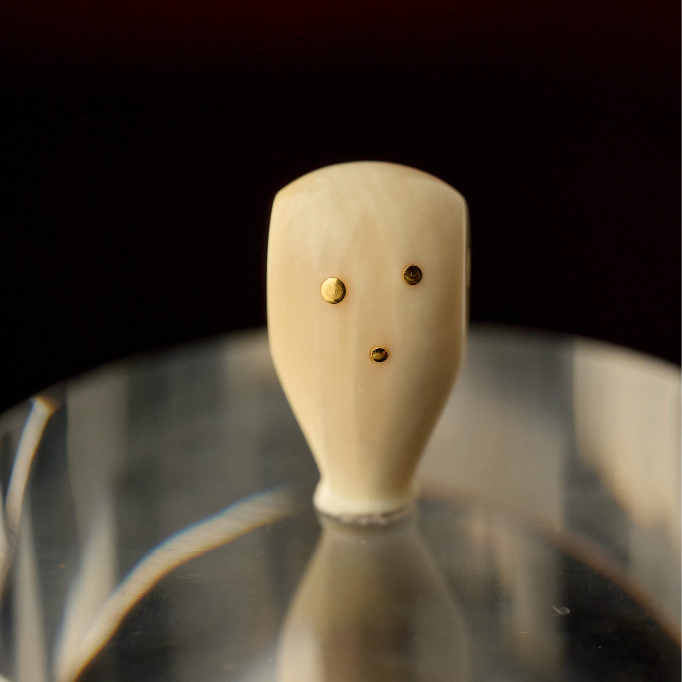 猛犸白昼星辰设计款镶嵌雕刻三通配饰（五枚金星）