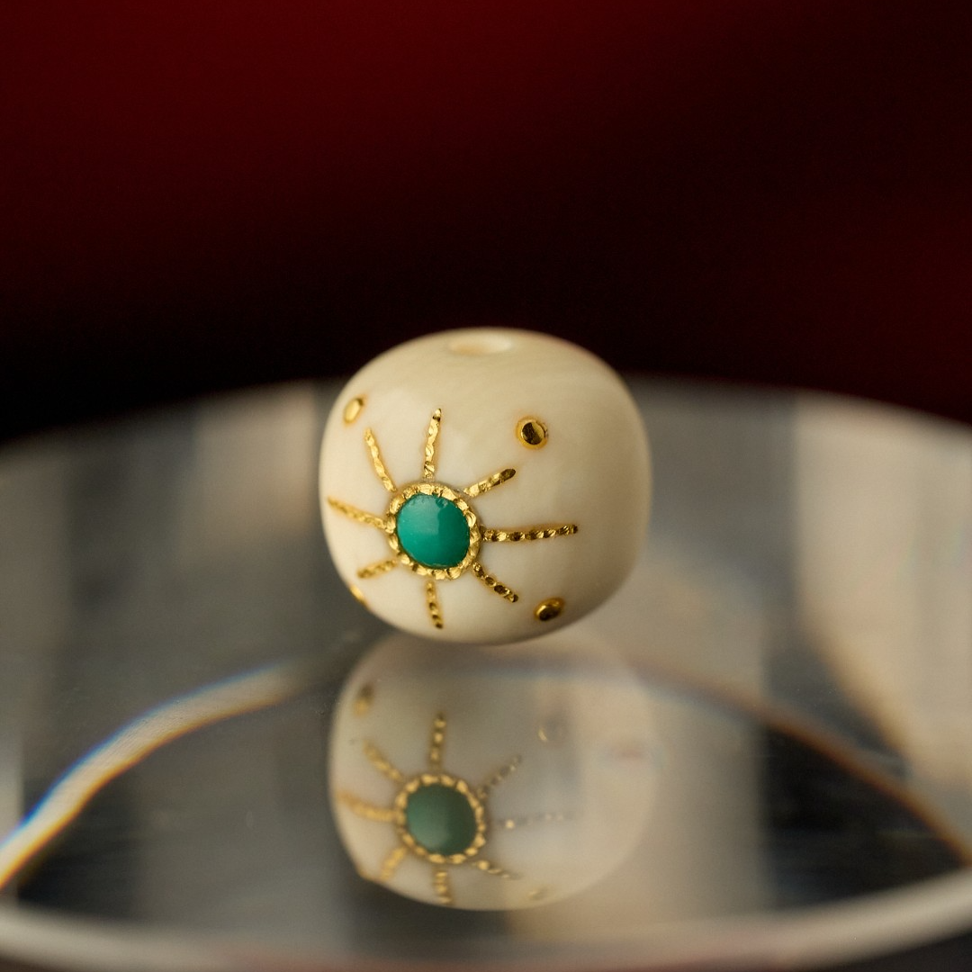 猛犸星辰设计款雕刻配饰老型珠配珠