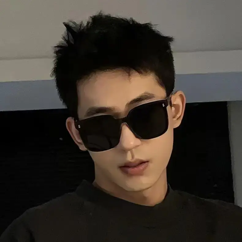 强推荐太阳眼镜大框男款高级感大脸显瘦痞帅墨镜男女同款防紫外线