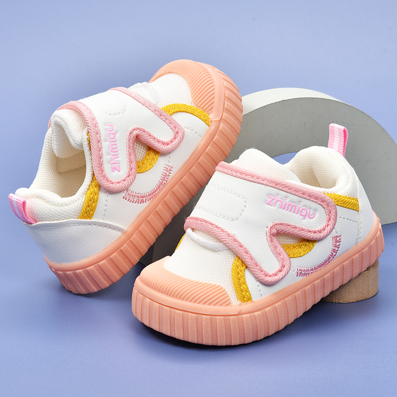 学步鞋女宝宝鞋子春秋季0一1-2岁婴儿鞋软底童鞋婴幼儿L33