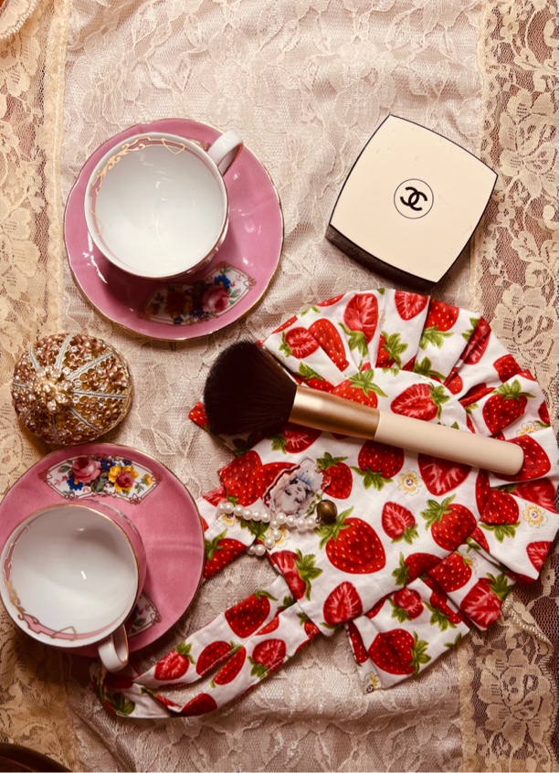 418-998定制布艺便携挂包配件可爱简约手工缝制