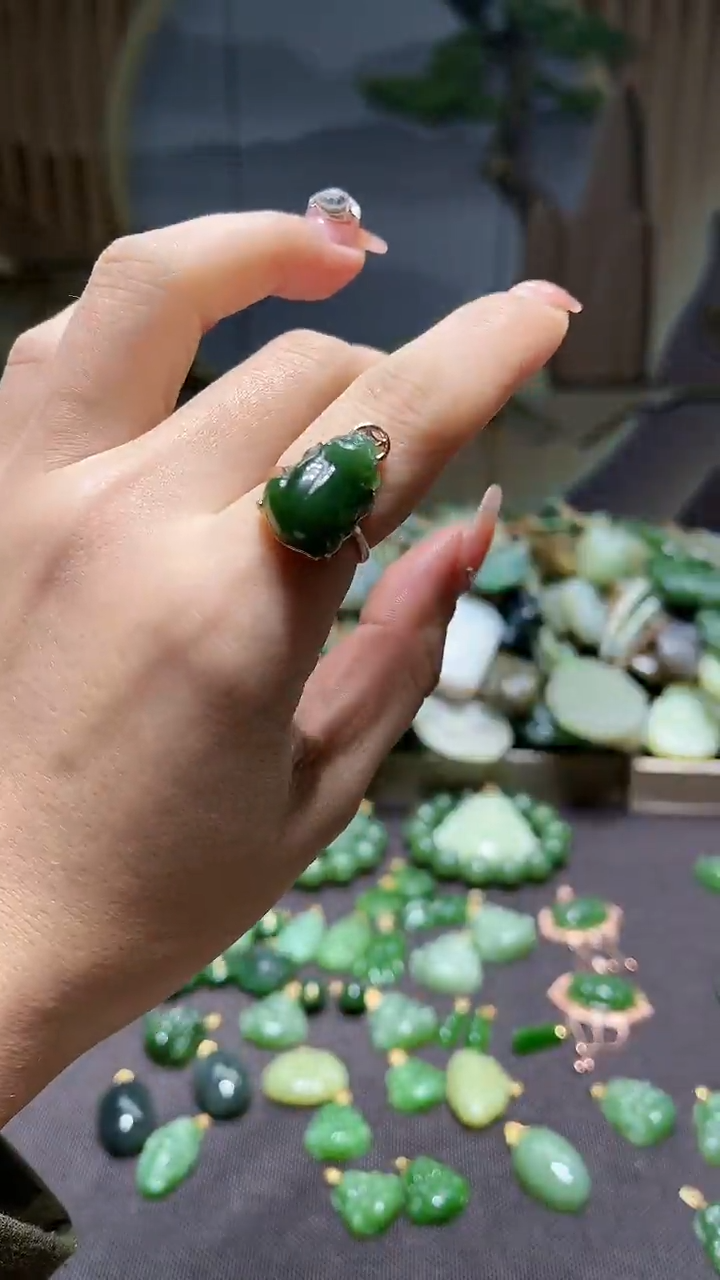 【闪购商品】和田玉挂件银S925镶嵌1