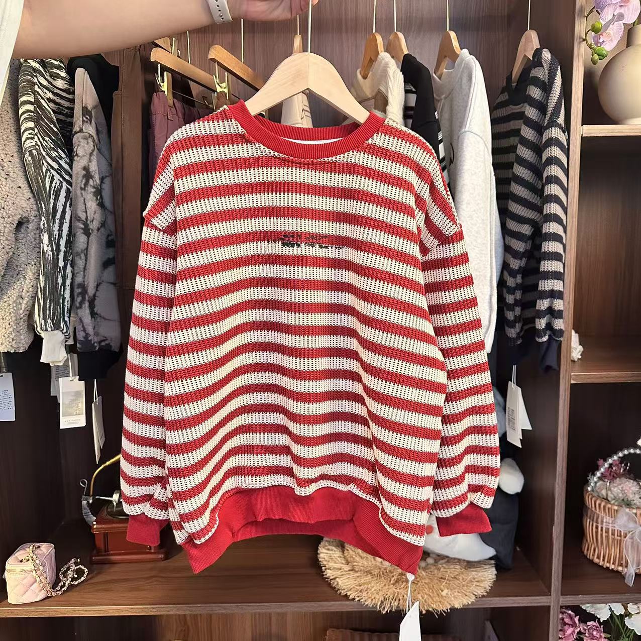 男童冬季网格加绒卫衣99066