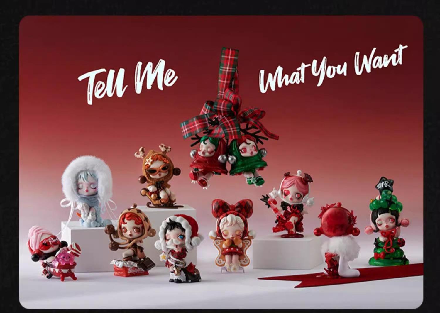 【确认款】SKULLPANDA许愿时间到系列盲盒潮流玩具手办公仔圣诞礼物